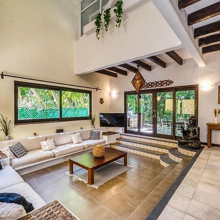 Beautiful House In Playacar 4 Bedrooms Beach Tennis Ac Плая-дель-Кармен Экстерьер фото
