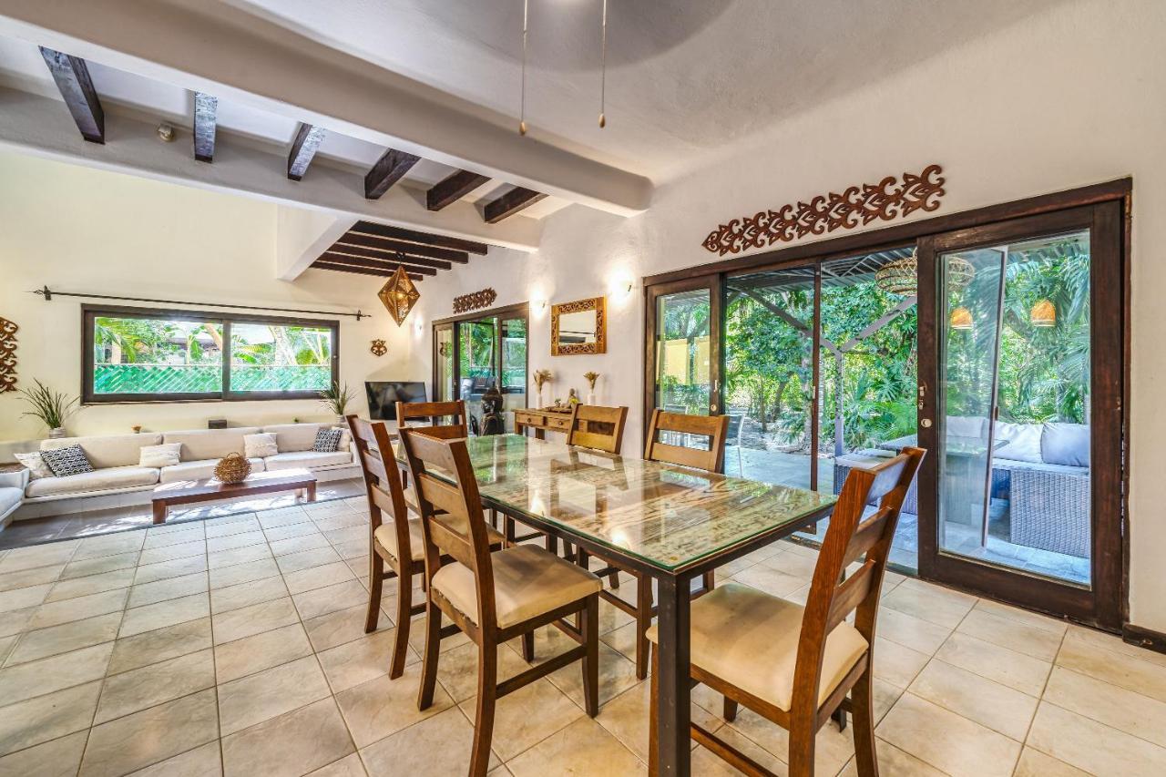 Beautiful House In Playacar 4 Bedrooms Beach Tennis Ac Плая-дель-Кармен Экстерьер фото