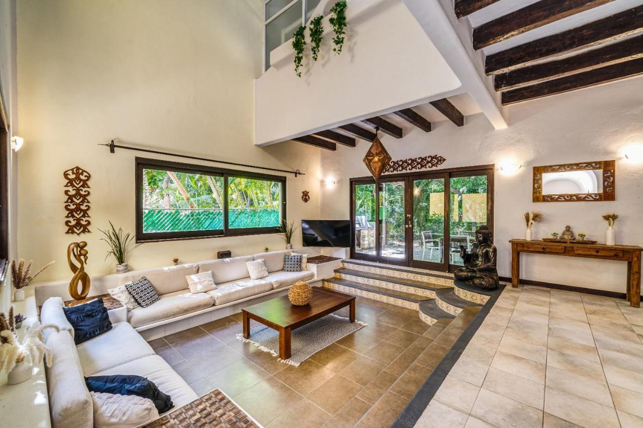Beautiful House In Playacar 4 Bedrooms Beach Tennis Ac Плая-дель-Кармен Экстерьер фото